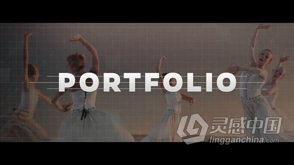 FCPX插件 Motion模板 网格背景图片文字开场视频片头制作  福风灵感网 www.ffidea.com