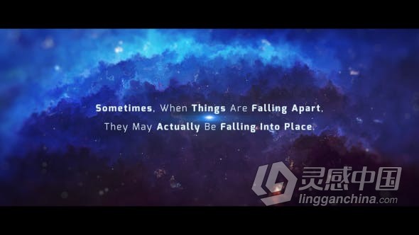 AE模板 抽象天体空间宇宙星云背景介绍标题动画宣传视频 AE工程 AE文件  福风灵感网 www.ffidea.com