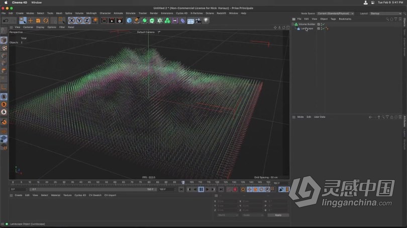 C4D与AE地形景观HUD特效动画制作视频教程 Hud Landscape in Cinema 4D &amp; After Effects  福风灵感网 www.ffidea.com