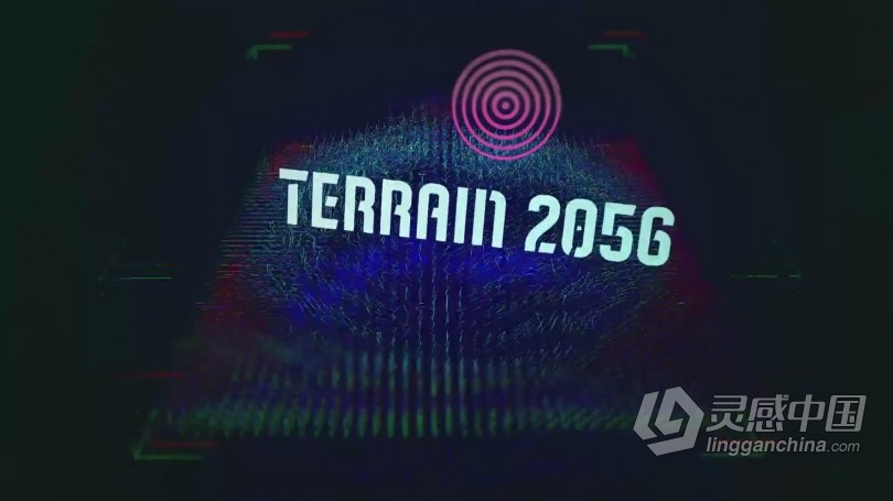 C4D与AE地形景观HUD特效动画制作视频教程 Hud Landscape in Cinema 4D &amp; After Effects  福风灵感网 www.ffidea.com