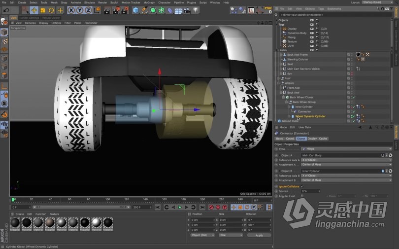 C4D随机动态碰撞动画技术训练视频教程 Motion Design School – Infinite Crash using Cinema 4D  福风灵感网 www.ffidea.com
