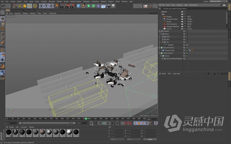 C4D随机动态碰撞动画技术训练视频教程 Motion Design School – Infinite Crash using Cinema 4D  福风灵感网 www.ffidea.com