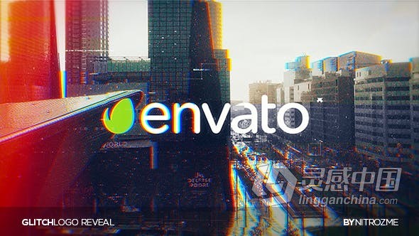 AE模板 故障特效画面转场效果开场LOGO视频片头创建 AE工程 AE文件  福风灵感网 www.ffidea.com