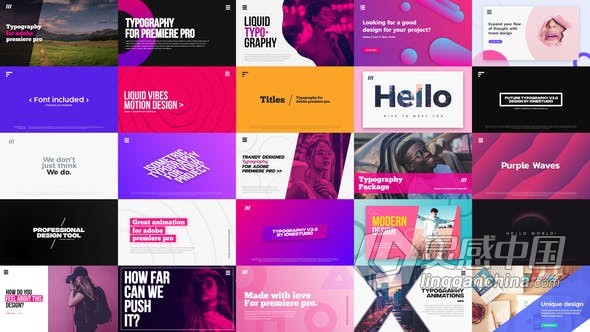 PR模板AE模板 社交媒体时尚运动广告标题包装演示文字动画 PR与AE工程文件下载  福风灵感网 www.ffidea.com