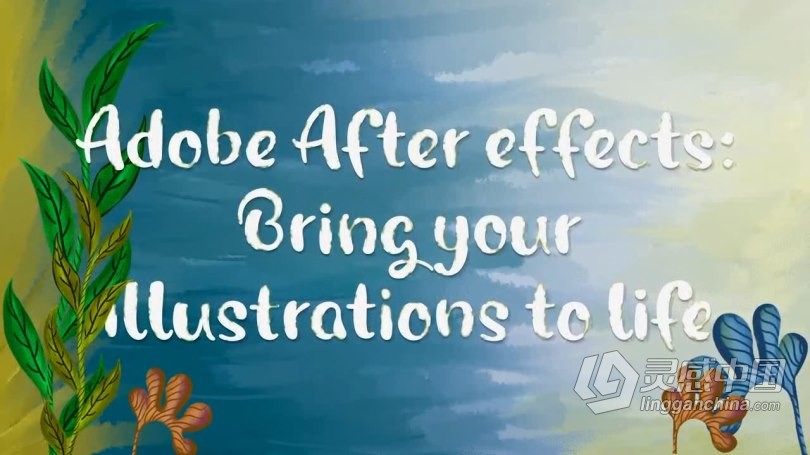 AE教程 AE将卡通插图制作成动画技巧视频教程  福风灵感网 www.ffidea.com