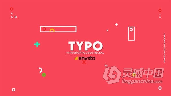 AE模板 多种简单彩色图形排版动画展示标志LOGO片头 AE工程 AE文件下载  福风灵感网 www.ffidea.com