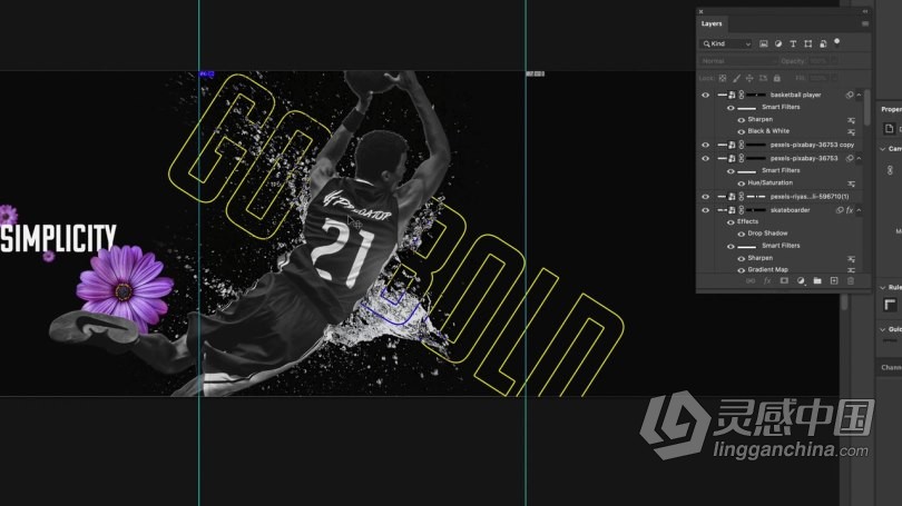 PS教程 PS中级时尚排版设计无缝连续展示技巧视频教程  福风灵感网 www.ffidea.com