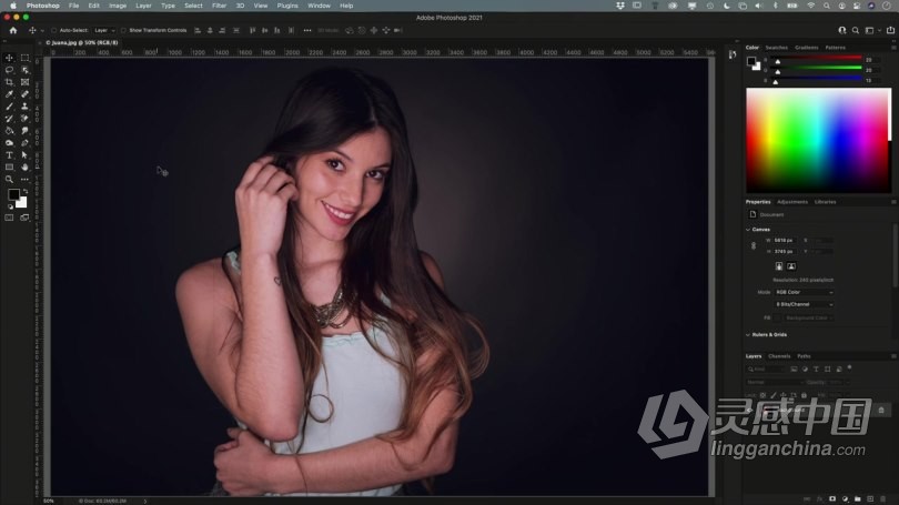 PS教程 PS初学者修饰调整人像写真摄影图像后期处理视频教程  福风灵感网 www.ffidea.com