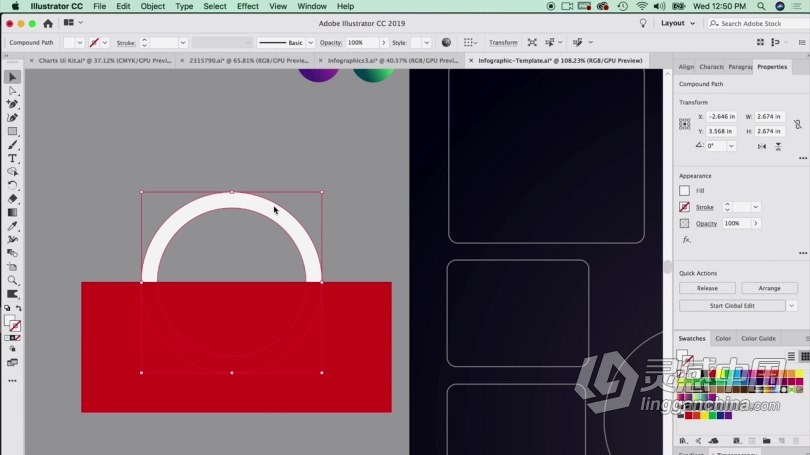 PS教程 PS AI ID平面设计大师级图像处理技巧工作流程视频教程  福风灵感网 www.ffidea.com