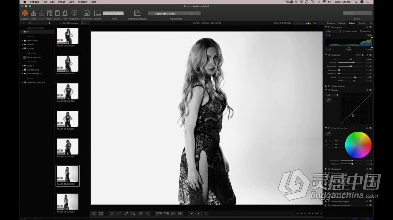 不同灯光设置高调照明效果人像摄影技巧视频教程  福风灵感网 www.ffidea.com