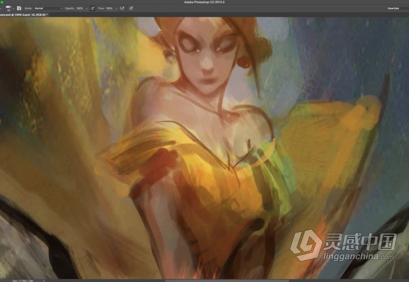 绘画教程 Rossdraws画师美女与野兽数字绘画视频教程  福风灵感网 www.ffidea.com