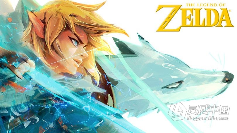 绘画教程 Rossdraws画师塞尔达传说林克角色数字绘画视频教程  福风灵感网 www.ffidea.com