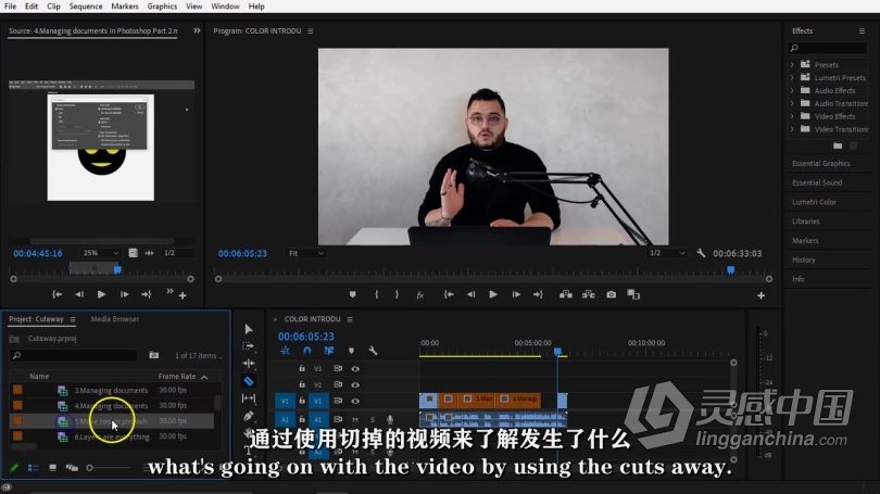 Pr教程 Premiere Pro创意视频编辑技巧视频教程 中文字幕  福风灵感网 www.ffidea.com