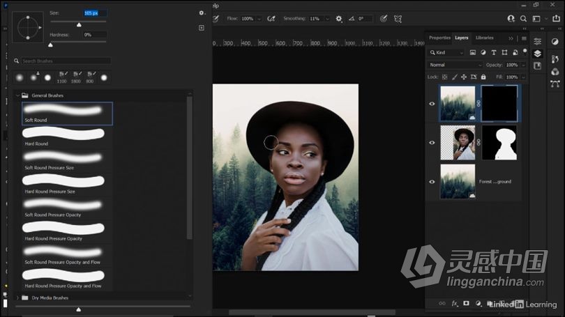PS教程 PS创建社交媒体资产素材合成海报视觉效果工作流程视频教程  福风灵感网 www.ffidea.com