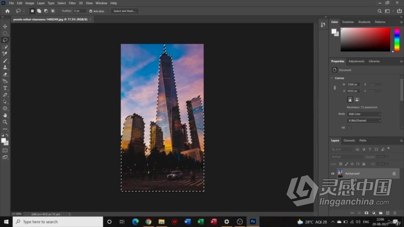 PS教程 PS初学者基础工具知识创建图层蒙版视频教程中文字幕  福风灵感网 www.ffidea.com