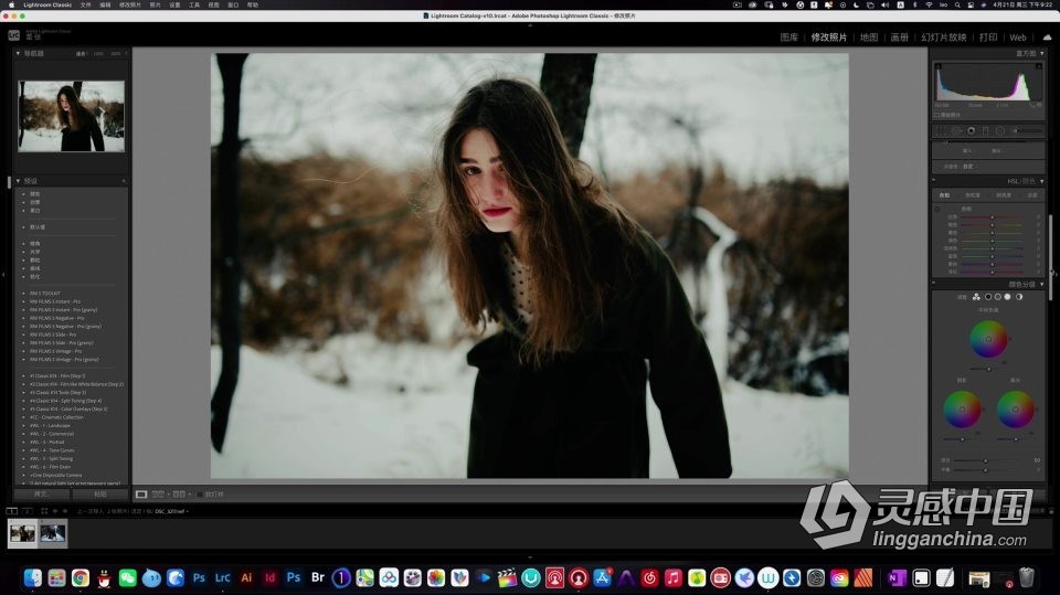 亲切第一张蕾KINDNESS人像精修调色第36期中文教程  福风灵感网 www.ffidea.com
