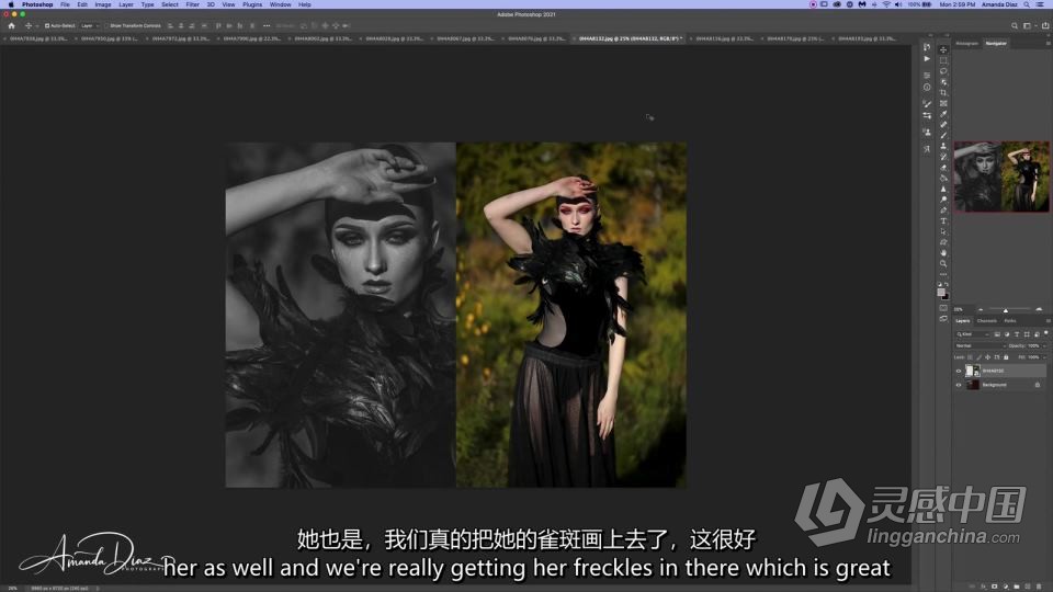 摄影大师Amanda Diaz -时尚摄影大师班从开始到结束 中英字幕  福风灵感网 www.ffidea.com