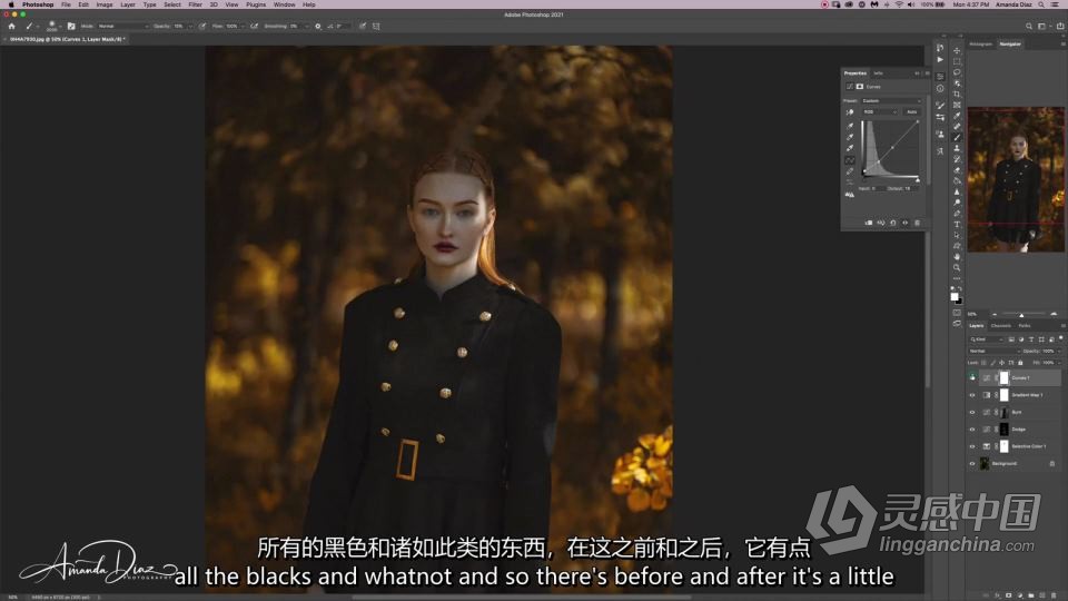 摄影大师Amanda Diaz -时尚摄影大师班从开始到结束 中英字幕  福风灵感网 www.ffidea.com