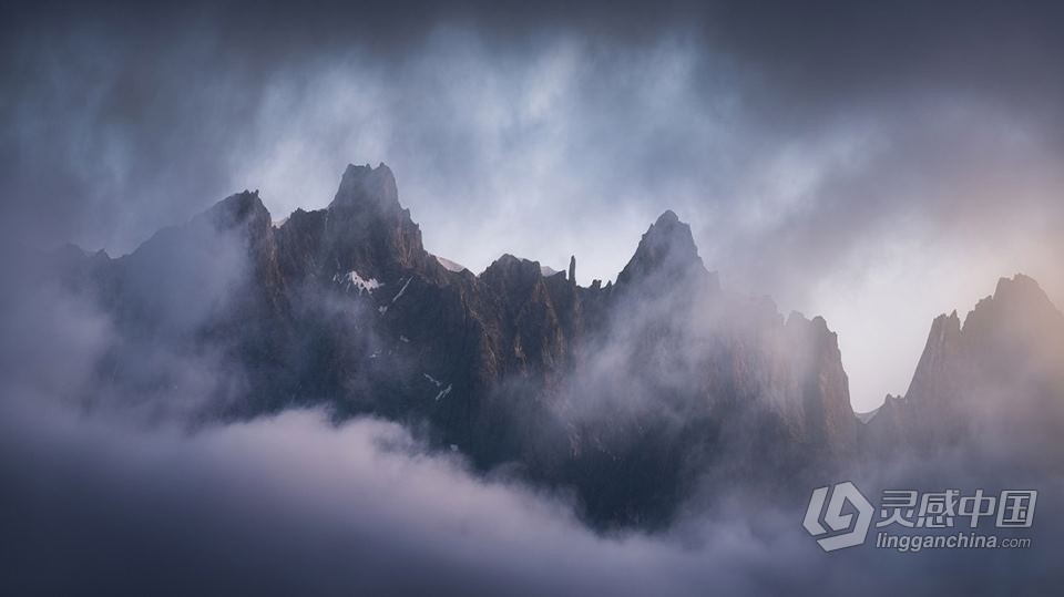 风光摄影大师 Daniel Laan - 鬼山处理视频全流程包含PSD  福风灵感网 www.ffidea.com