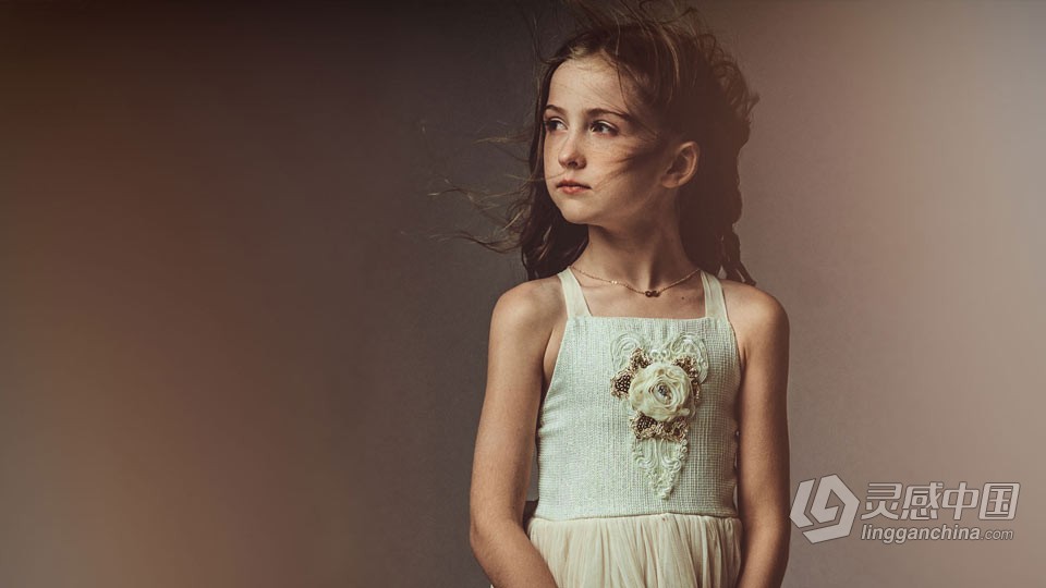 摄影师 Danielle Trina 儿童艺术人像概念到最终图像教程 中英字幕  福风灵感网 www.ffidea.com