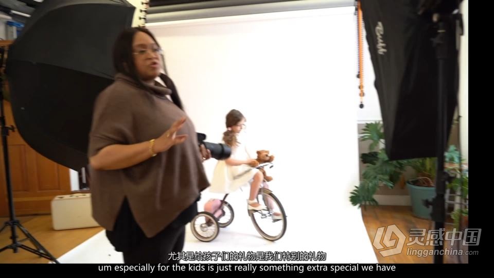 摄影师 Danielle Trina 儿童艺术人像概念到最终图像教程 中英字幕  福风灵感网 www.ffidea.com