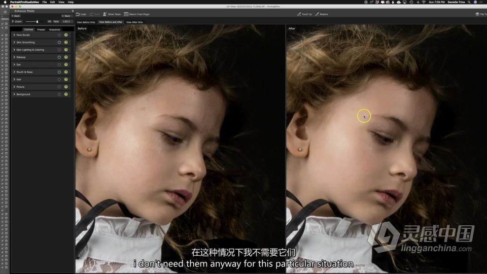 摄影师 Danielle Trina 儿童艺术人像概念到最终图像教程 中英字幕  福风灵感网 www.ffidea.com