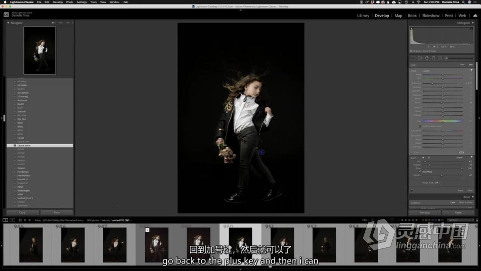 摄影师 Danielle Trina 儿童艺术人像概念到最终图像教程 中英字幕  福风灵感网 www.ffidea.com