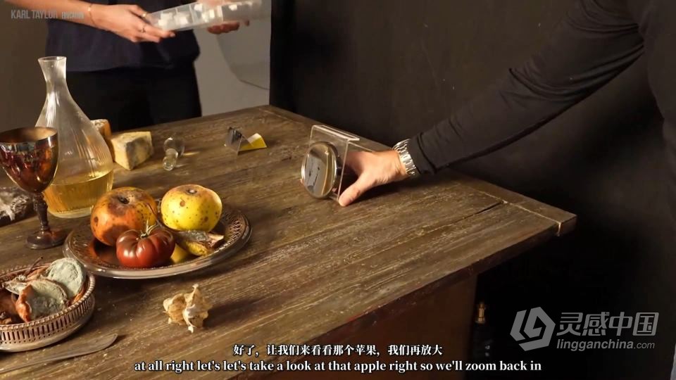 卡尔·泰勒Karl Taylor静物专题“自然衰变”油画风格摄影布光教程 中文字幕  福风灵感网 www.ffidea.com