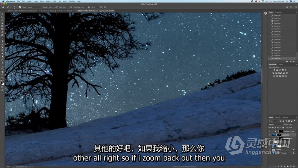 风光摄影师 John Weatherby 掌握天文星空星轨摄影及后期教程 中英字幕  福风灵感网 www.ffidea.com