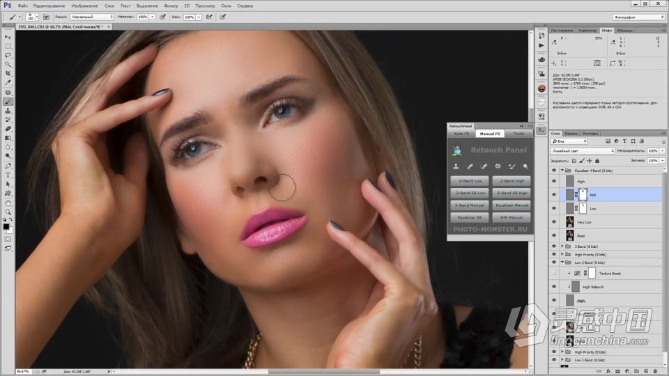 专业人像摄影PS后期修饰处理技巧工作流程视频教程  福风灵感网 www.ffidea.com