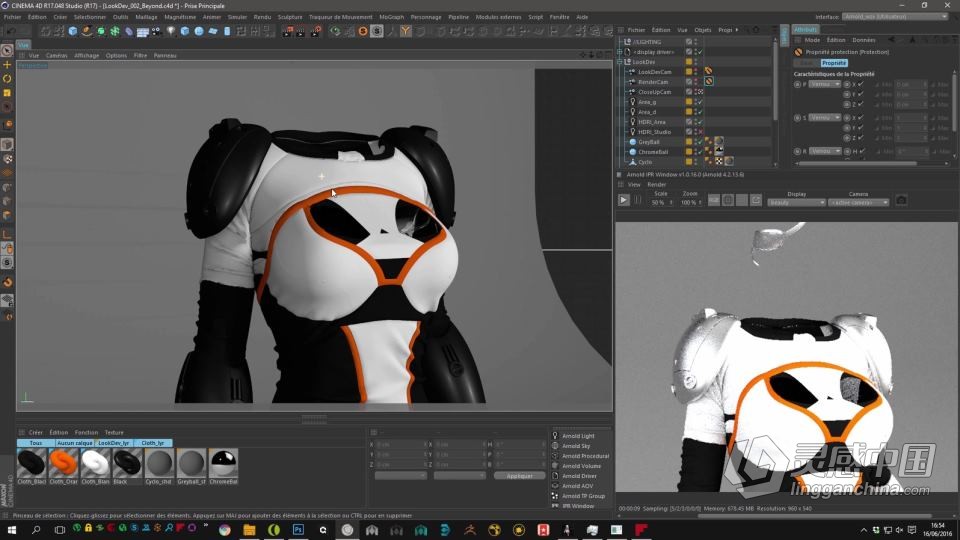 C4D与Marvelous超精细女性角色完整制作工作流程视频教程  福风灵感网 www.ffidea.com