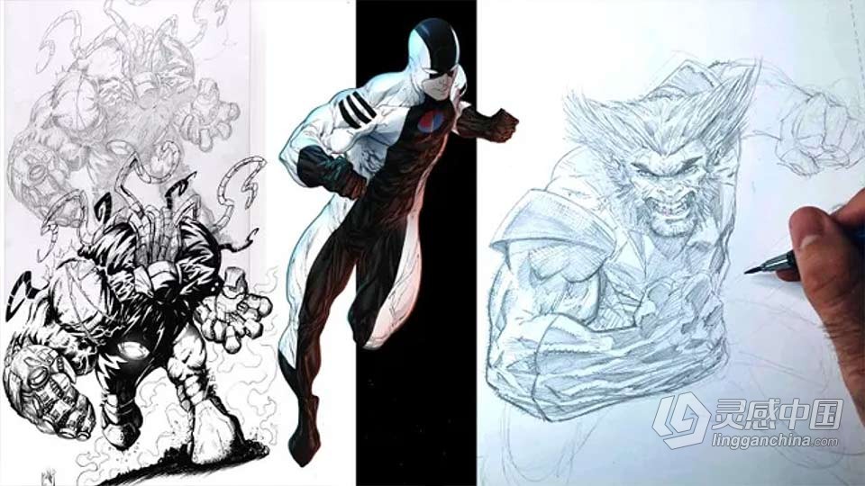 如何渲染漫画--着色上墨和上色技巧视频教程 中文字幕  福风灵感网 www.ffidea.com