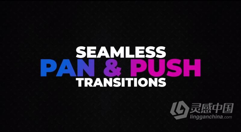 达芬奇模板-无缝平移和推动过渡动态转场 Seamless Pan &amp; Push Transitions  福风灵感网 www.ffidea.com