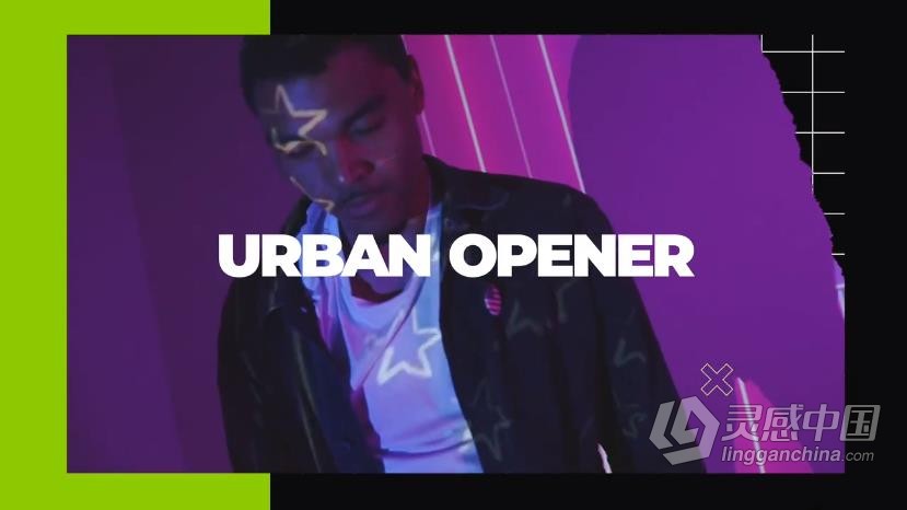 达芬奇模板-创意文字动画节奏时尚都市风格开场白 Urban Style Opener  福风灵感网 www.ffidea.com