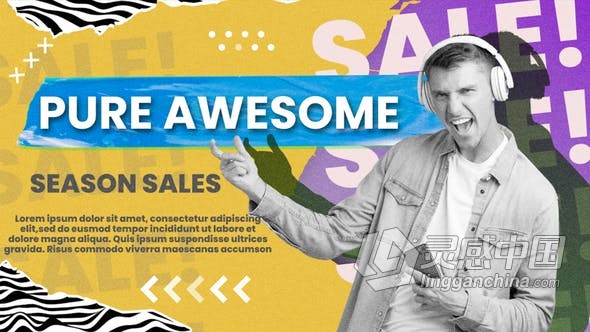 PR模板-网购促销清仓大甩卖 Big Sale Online Shopping MOGRT  福风灵感网 www.ffidea.com