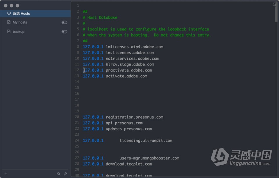 SwitchHosts 4.1.0 for Mac中文激活版 Mac好用的hosts管理利器免费下载  福风灵感网 www.ffidea.com