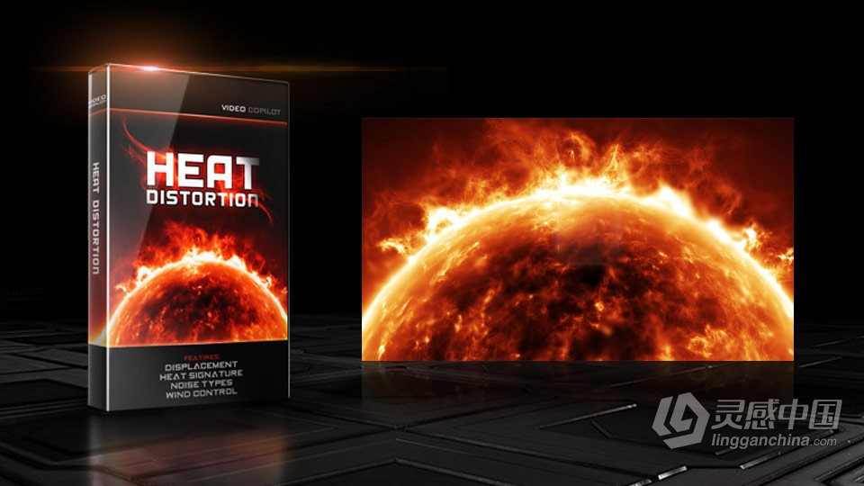 苹果M1版 热浪变形失真紊乱特效AE插件 Heat Distortion v1.0.32 Mac  福风灵感网 www.ffidea.com