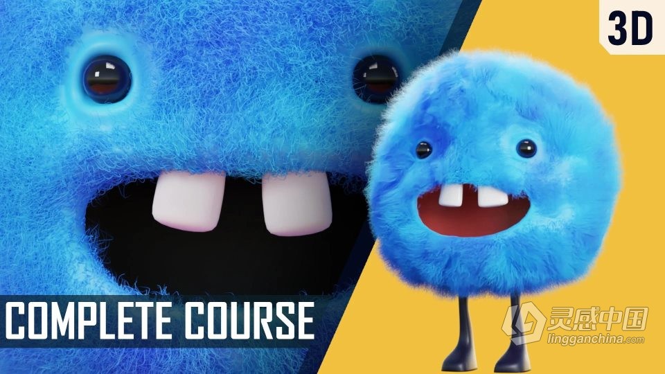 Blender 3.0三维角色动画实例制作训练视频教程  福风灵感网 www.ffidea.com