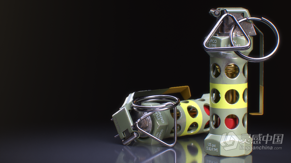 Blender游戏闪光弹实例制作训练视频教程  福风灵感网 www.ffidea.com