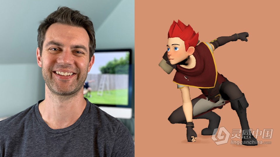 Maya游戏角色逼真跳跃着陆动画实例训练视频教程  福风灵感网 www.ffidea.com