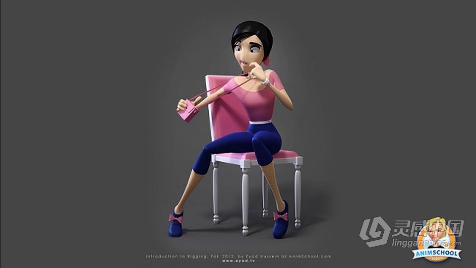 Maya角色骨骼套索变形动作动画大师级视频教程  福风灵感网 www.ffidea.com