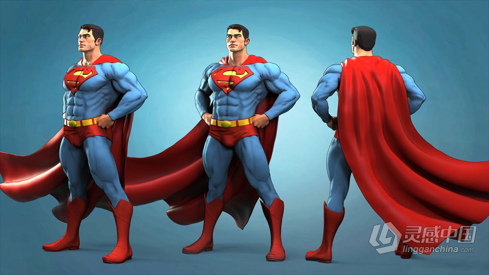 ZBrush超级英雄人体解剖学训练视频教程中文字幕  福风灵感网 www.ffidea.com