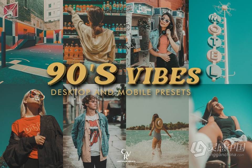 90年代复古电影胶片感Lightroom预设 10 Retro 90's Lightroom Presets  福风灵感网 www.ffidea.com