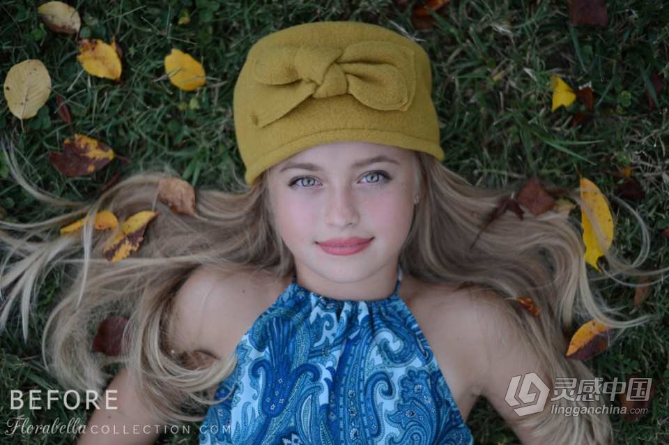 国外大师级儿童摄影后期调色PS动作（附全套视频教程） Florabella TRINITY Photoshop Actions  福风灵感网 www.ffidea.com