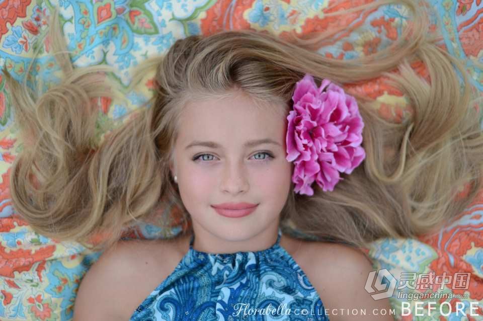 国外大师级儿童摄影后期调色PS动作（附全套视频教程） Florabella TRINITY Photoshop Actions  福风灵感网 www.ffidea.com