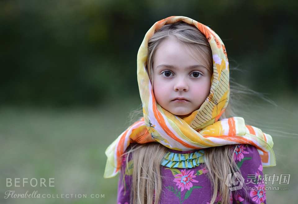 国外大师级儿童摄影后期调色PS动作（附全套视频教程） Florabella TRINITY Photoshop Actions  福风灵感网 www.ffidea.com