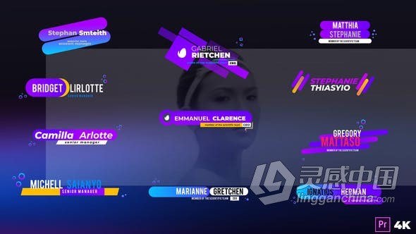 PR模板 - 潮流品牌时尚产品介绍炫酷标题动画 Creative and Modern Lower Thirds  福风灵感网 www.ffidea.com