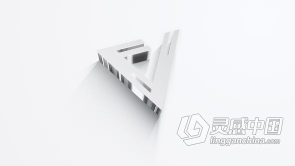 AE模板-干净整洁立体企业商务标志动画LOGO片头工程文件下载  福风灵感网 www.ffidea.com