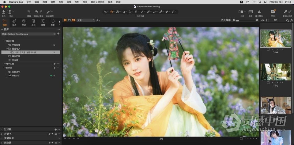 飞思软件RAW图像编辑软件 Capture One 23 Pro 16.0.0.157 中文版 Mac版本下载  福风灵感网 www.ffidea.com