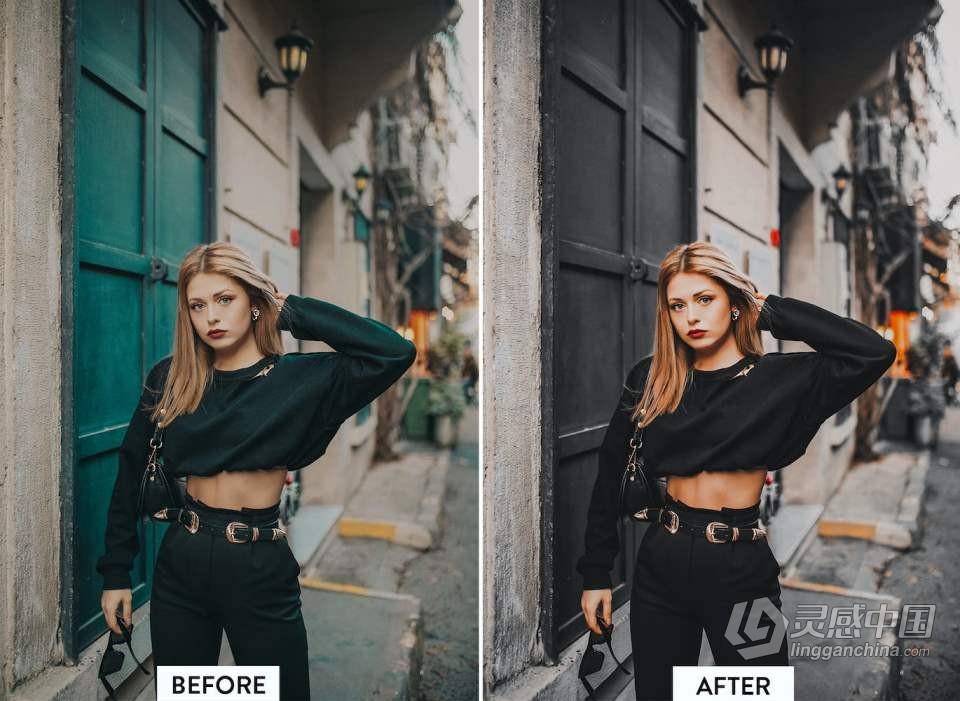 中性灰深色调人像后期Lightroom预设 10 Dark Tones Lightroom Presets  福风灵感网 www.ffidea.com